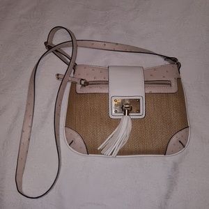 ALDO Crossbody Pale Pink/White Purse